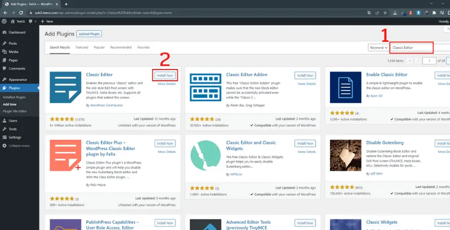 wordpress ติดตั้ง plugin